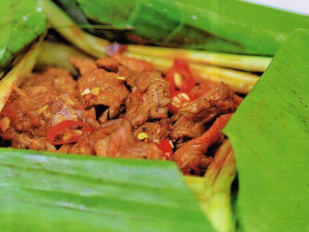 Bò nướng lá chuối