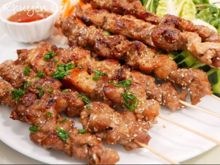 Bò nướng lụi