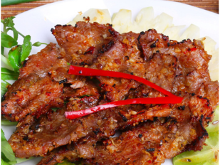 Bò nướng mắm nhĩ