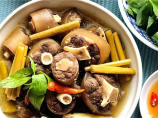 Đuôi bò, bím bò hầm bia