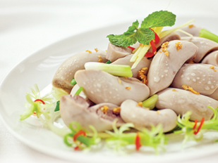 Dồi trường luộc