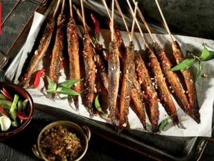 Cá kèo nướng muối ớt