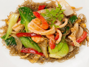 Miến xào hải sản