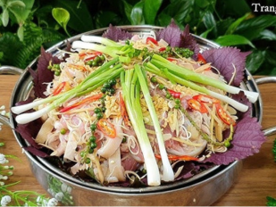 Sườn dê hấp sả