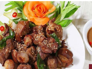 Thị dê nướng mọi