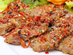 Thịt dê nướng muối ớt