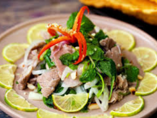 Gỏi bò bóp thấu
