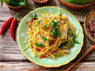 Gỏi xoài khô mực
