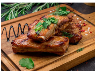 Sườn heo nướng mọi