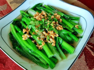 Cải ngồng xào tỏi