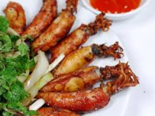 Mực trứng nướng mọi