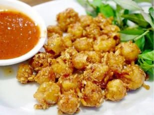 Răng mực chiên mắm