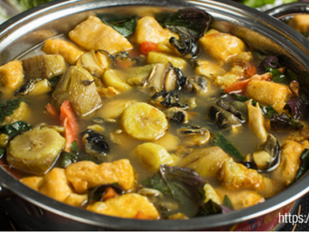 Ếch om chuối đậu